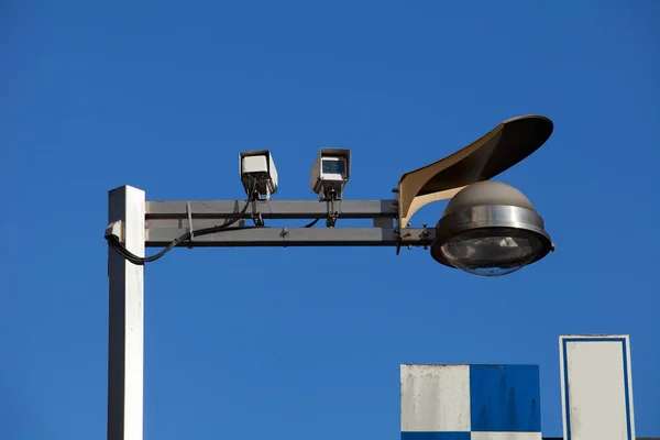 Caméra vidéo CCTV pour emplacement extérieur — Photo