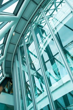 Londra ofis binası iş konsepti için şehir manzarası