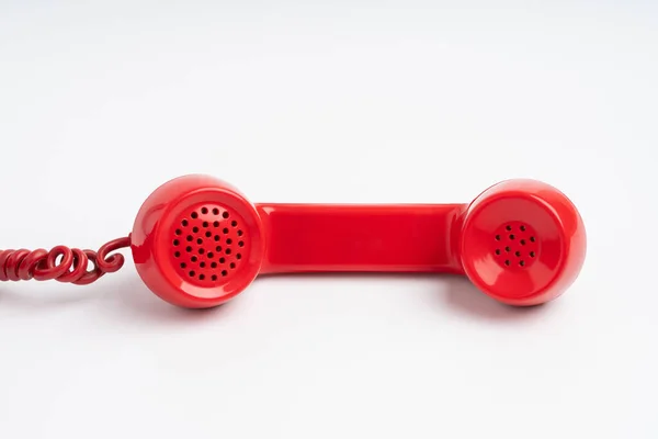Téléphone Vintage Rétro Pour Nous Contacter Concept — Photo