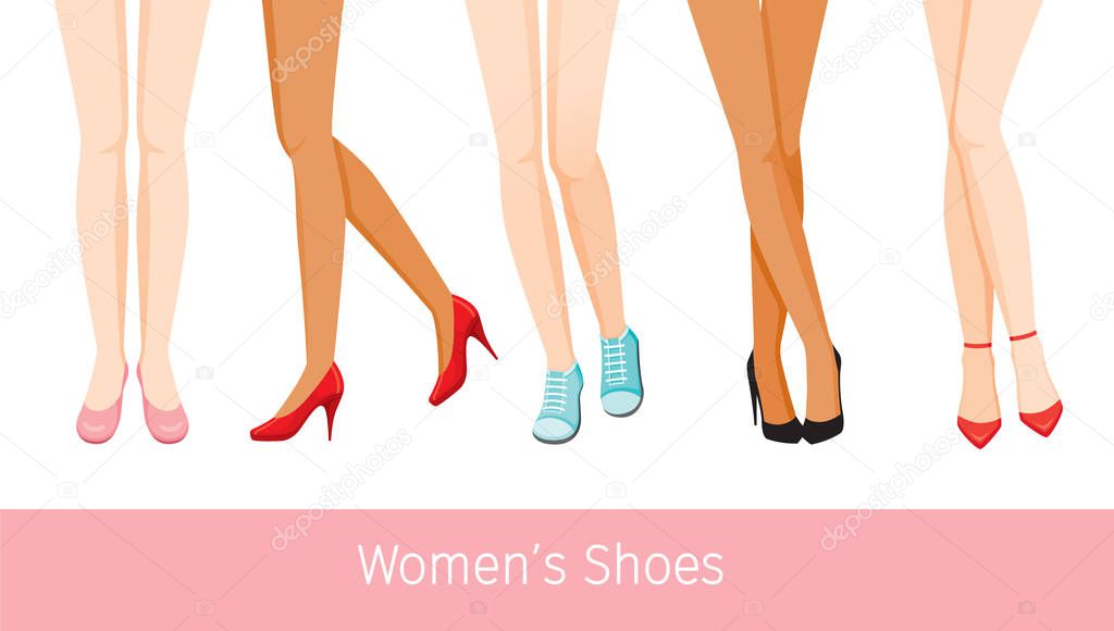 Women's Shoes Shop With Saleswoman And Customers, Footwear, Fashion, Objects, Occupation, Profession, Working