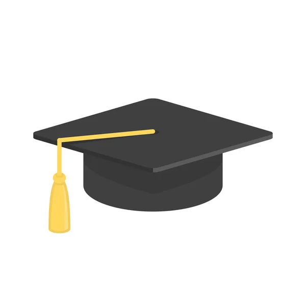Cap de graduation vectoriel . — Image vectorielle