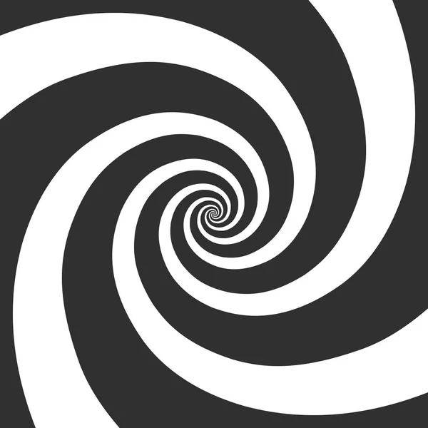 Hypnotischer Spiralhintergrund. — Stockvektor