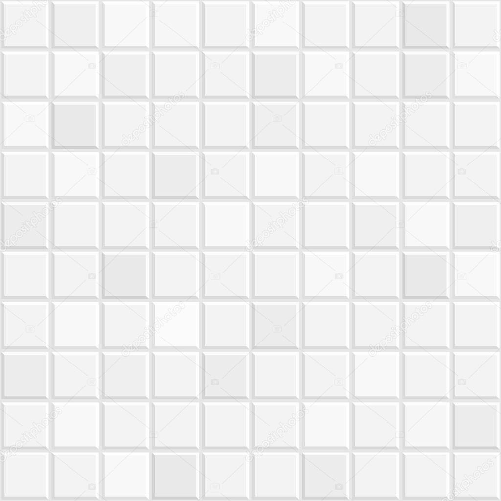 White tiles texture.