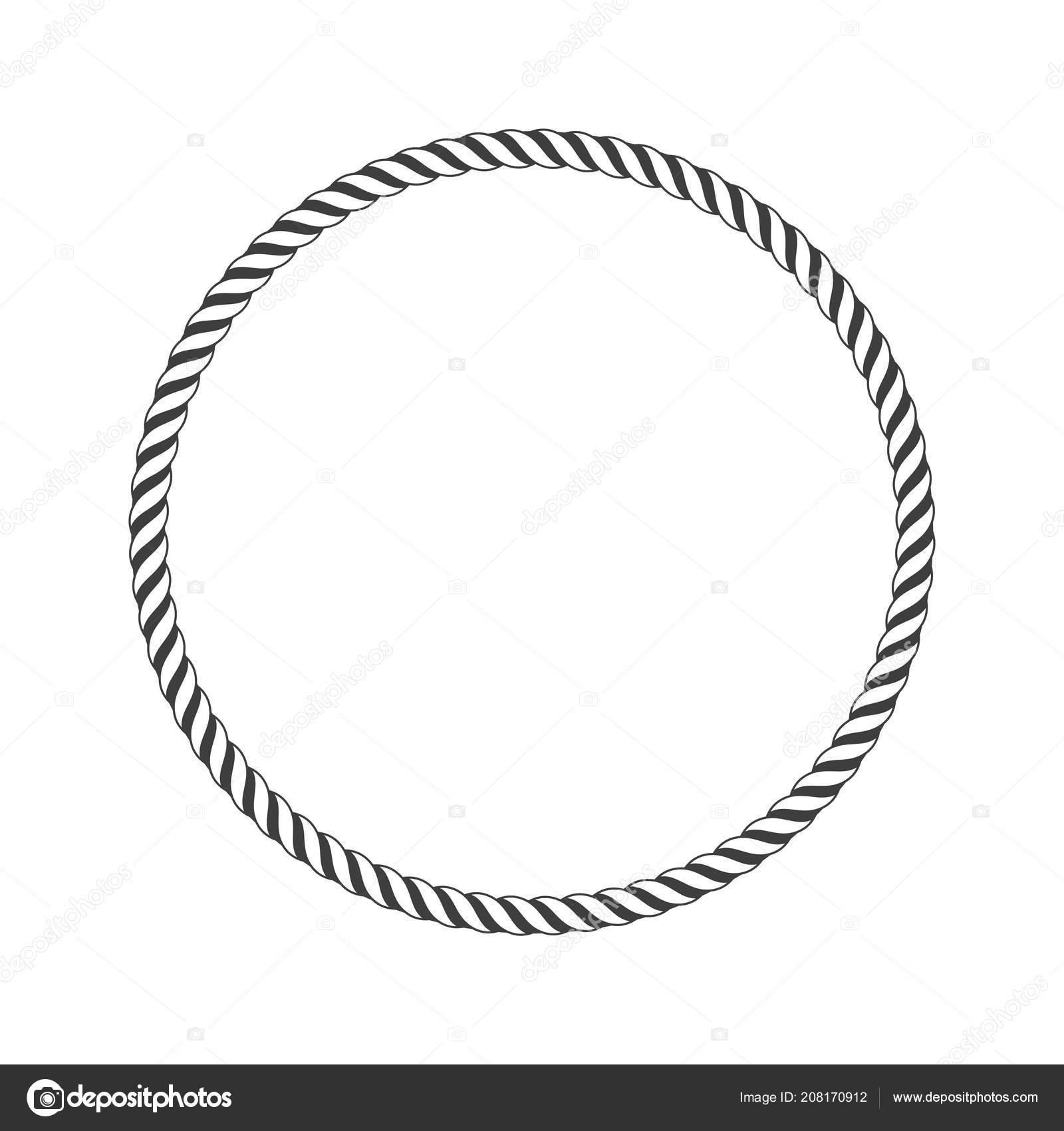 Round marine rope. Stock Vector by ©art-sonik 208170912
