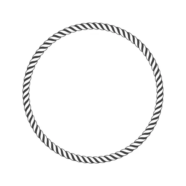 Round marine rope. — Stock Vector