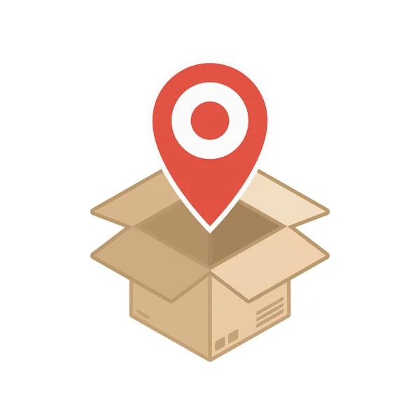 Pictogram voor tracking service. — Stockvector