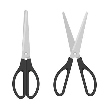 Vektor black cissors.