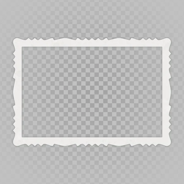 Blank vintage photo frame. — Stock Vector