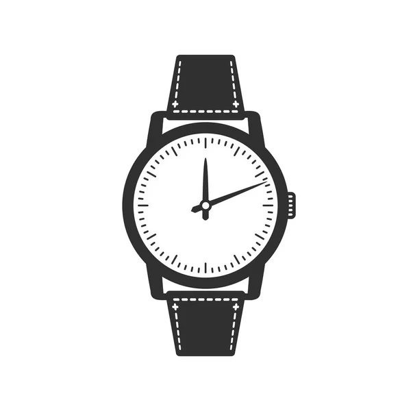 Icono del vector reloj . — Vector de stock