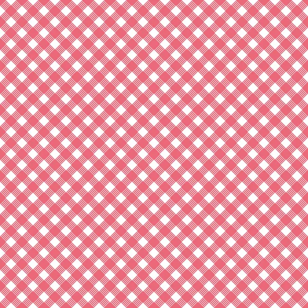 Modèle de gingham rouge . — Image vectorielle