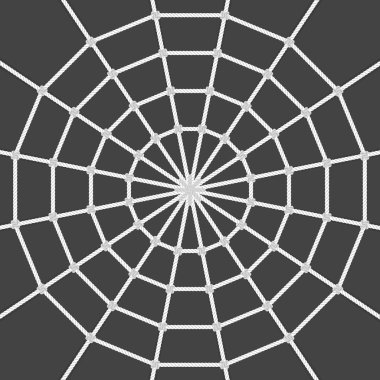 vektör örümcek ağı.