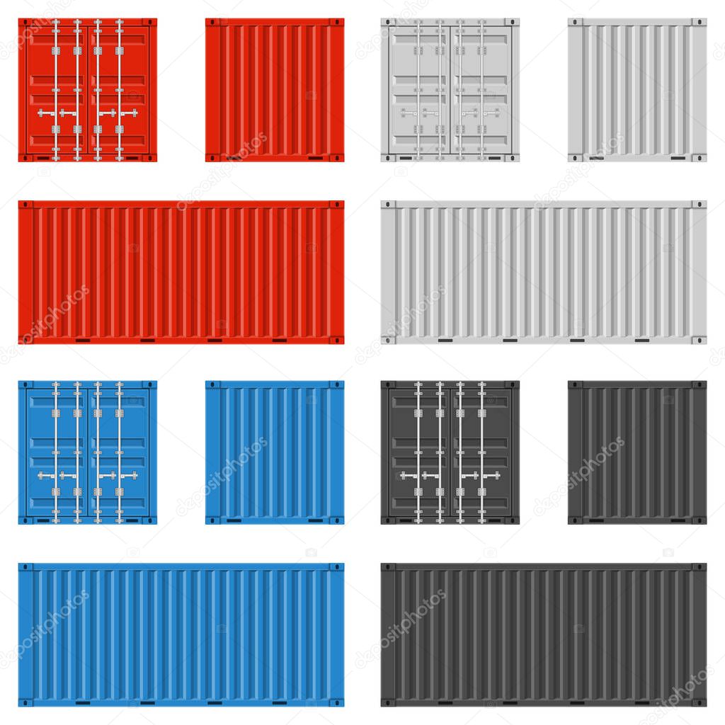 Cargo container set.