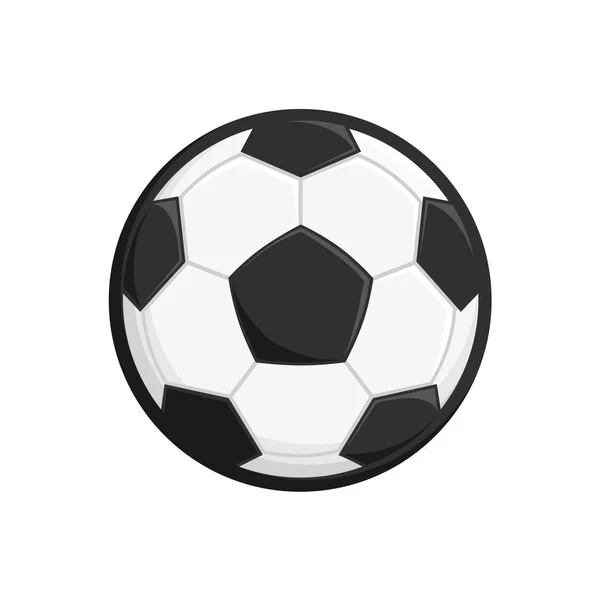 Icône de ballon de football. — Image vectorielle