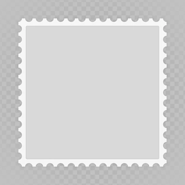 Blank postage stamp. — Stock Vector