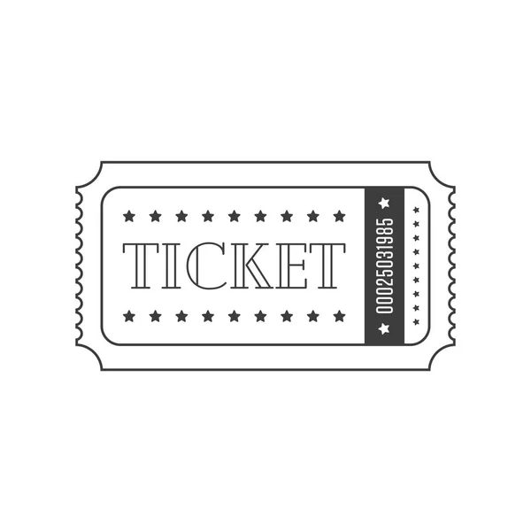 Διάνυσμα εισιτήριο πρότυπο. — Διανυσματικό Αρχείο