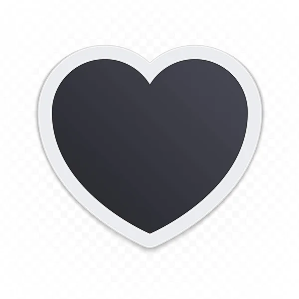 Cornice foto cuore. — Vettoriale Stock