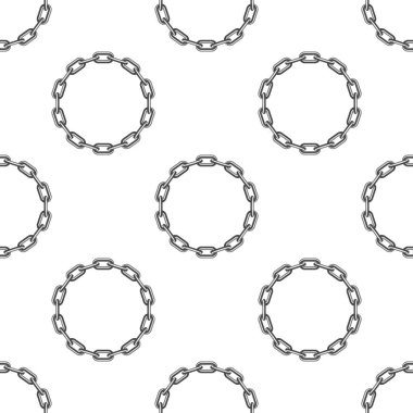 Yuvarlak zincir arkaplan.