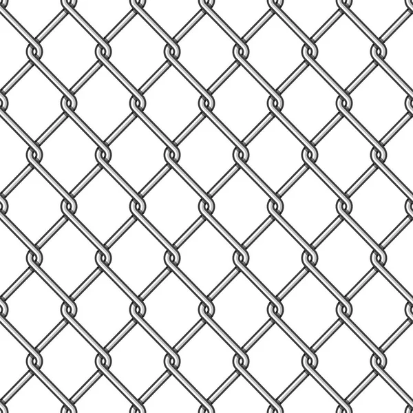 Chain link cerca fundo. — Vetor de Stock