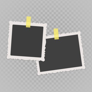 Vintage Fotoğraf vektör çerçeve.