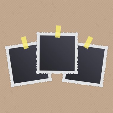 Vintage vektör fotoğraf çerçevesi.