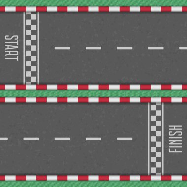 Başlangıç ve bitiş çizgisi yarış arka planı.