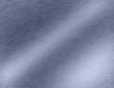 Arka plan veya doku fırçalanmış çelik plaka yansımaları demir plaka ile ve parlak paslanmaz çelik metal fırça