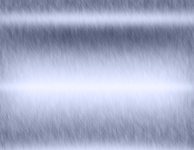 Arka plan veya doku fırçalanmış çelik plaka yansımaları demir plaka ile ve parlak paslanmaz çelik metal fırça