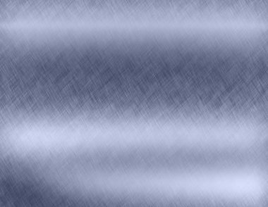 Arka plan veya doku fırçalanmış çelik plaka yansımaları demir plaka ile ve parlak paslanmaz çelik metal fırça