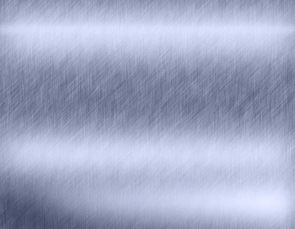 Arka plan veya doku fırçalanmış çelik plaka yansımaları demir plaka ile ve parlak paslanmaz çelik metal fırça