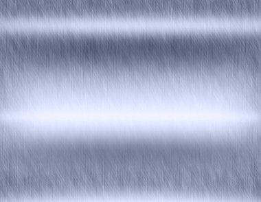 Arka plan veya doku fırçalanmış çelik plaka yansımaları demir plaka ile ve parlak paslanmaz çelik metal fırça