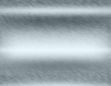 Arka plan veya doku fırçalanmış çelik plaka yansımaları demir plaka ile ve parlak paslanmaz çelik metal fırça