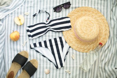 Yaz kadın aksesuarları beach, Mayo, şapka ve gözlük