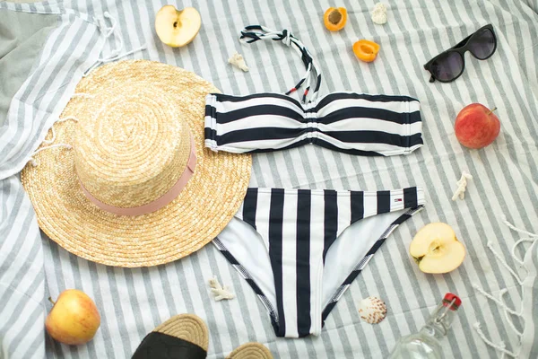 Yaz kadın aksesuarları beach, Mayo, şapka ve gözlük