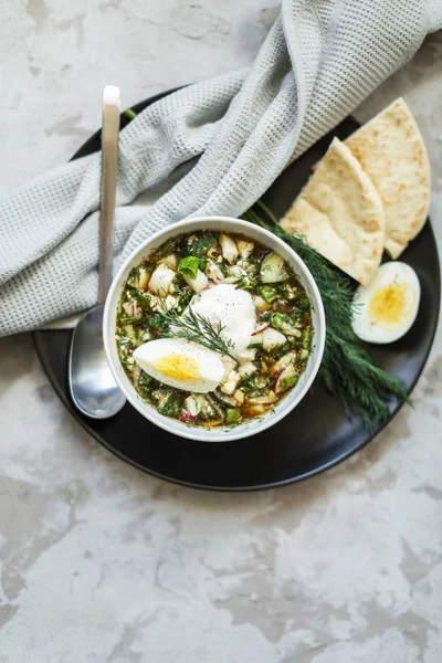 Okroshka, ulusal mutfağı Rus çorbası