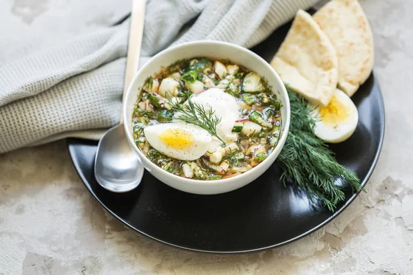 Okroshka, ulusal mutfağı Rus çorbası