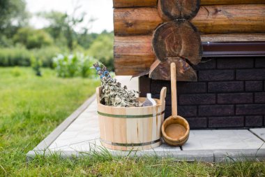 banyo aksesuarları, küvet, süpürge ve pelvis Hamam için