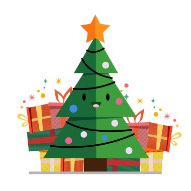 tatil hediye vektör çizim