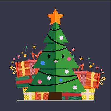 tatil hediye vektör çizim