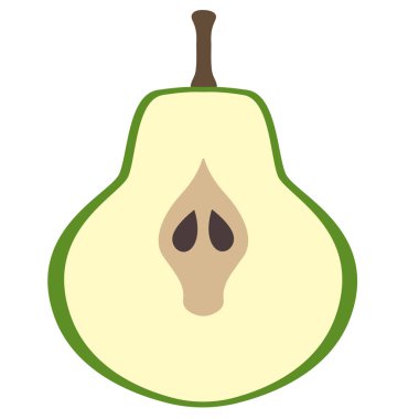 Meyve armut vektör çizim