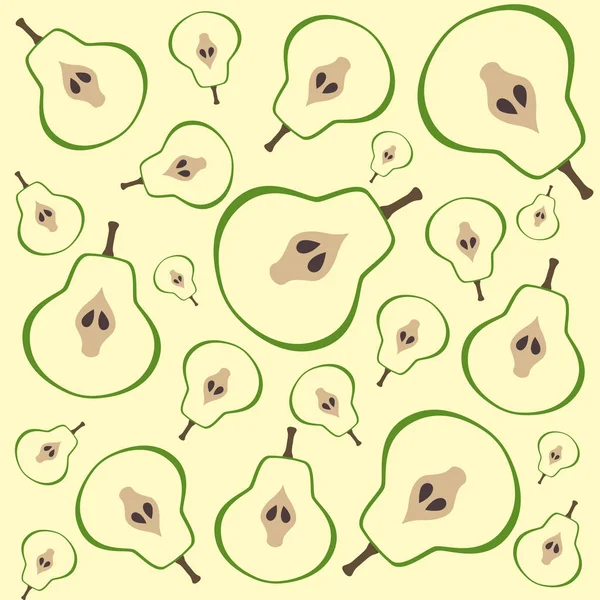 Illustration Vectorielle Poire Fruit — Image vectorielle