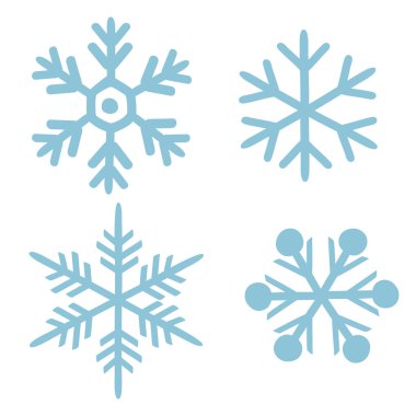 Kış vektör posta kartı çizim