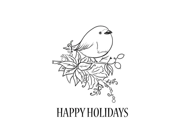 Beautiful Holiday Gift Card — Stock Photo, Image