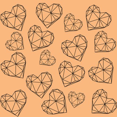 Sevgililer aşk kartpostal 