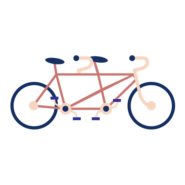 Par Bicicleta Vector Ilustración — Archivo Imágenes Vectoriales