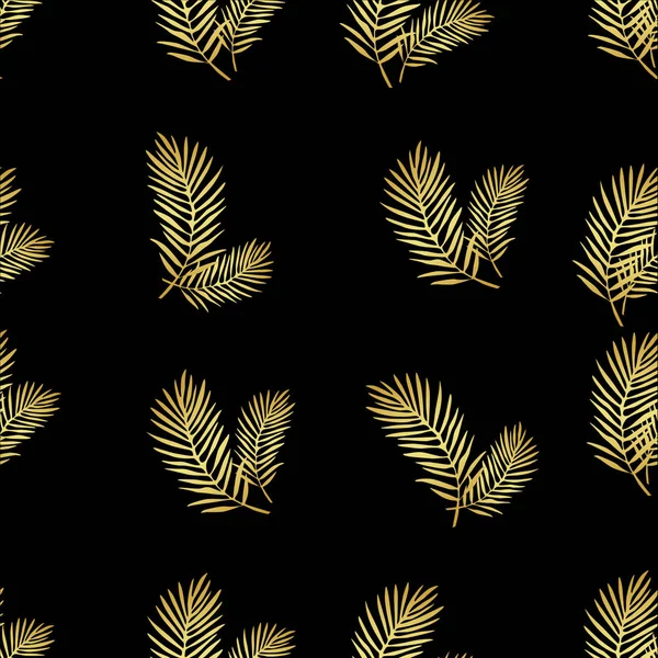 Χρυσός Φοίνικας Φύλλων Illustrationgolden Palm Leaf Εικονογράφηση — Φωτογραφία Αρχείου
