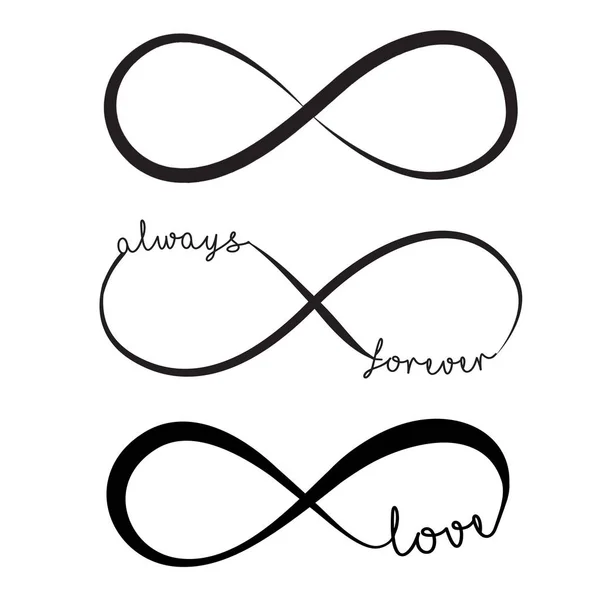 Sonsuzluk işareti, vektör illüstrasyonu