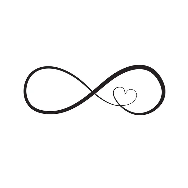 Sonsuzluk işareti, vektör illüstrasyonu