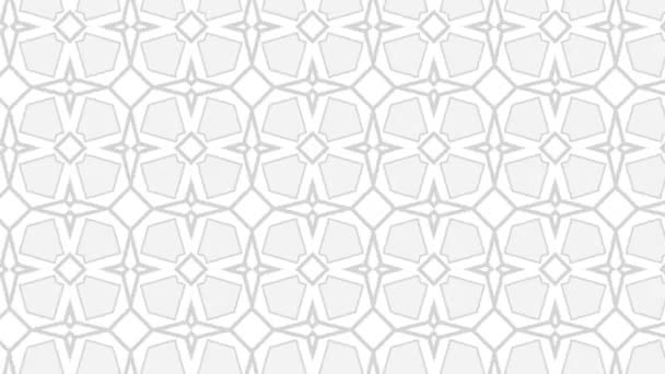 Kaleidoskop Muster Hintergrundanimation — Stockvideo
