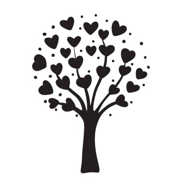 şirin Sevgililer illüstrasyon vektör