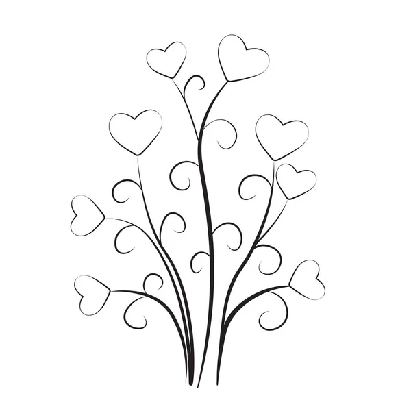 Illustration Vectorielle Valentines Mignon — Image vectorielle